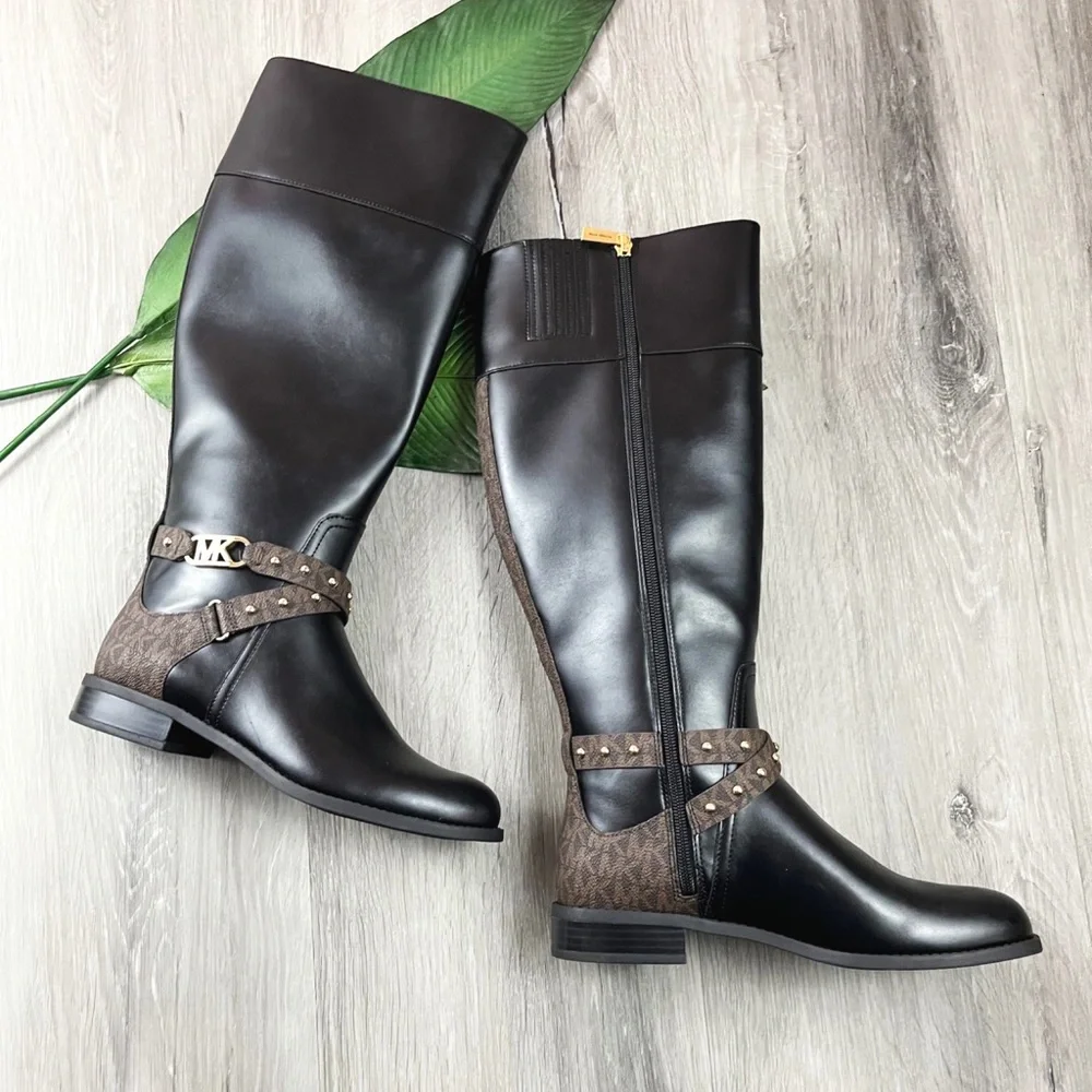 Michael Kors Kincaid Leather Riding Boot✨Brand new